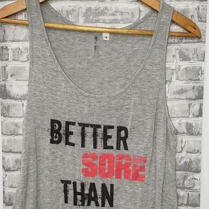 Just be free tank top